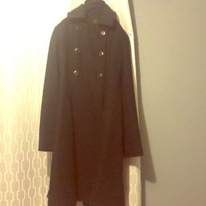 Black Dress Pea Coat